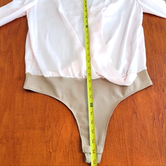 NWOT Amanda Uprichard Revolve Tessa Thong Bodysuit in Blush Pink Sz Large - Picture 14 of 14